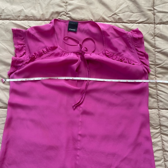 Pinko pink blouse top size 4 - Picture 9 of 10